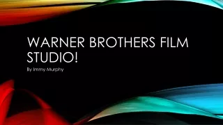 warner brothers film studio