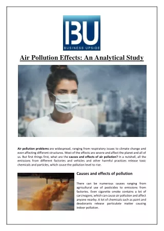 air pollution effects an analytical study