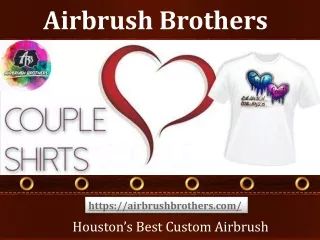Custom Airbrush Couple Shirts