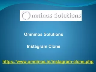 Instagram Clone- Omninos Solutions