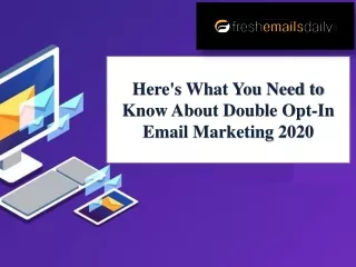 Here's What You Need to Know About Double Opt-In Email Marketing 2020