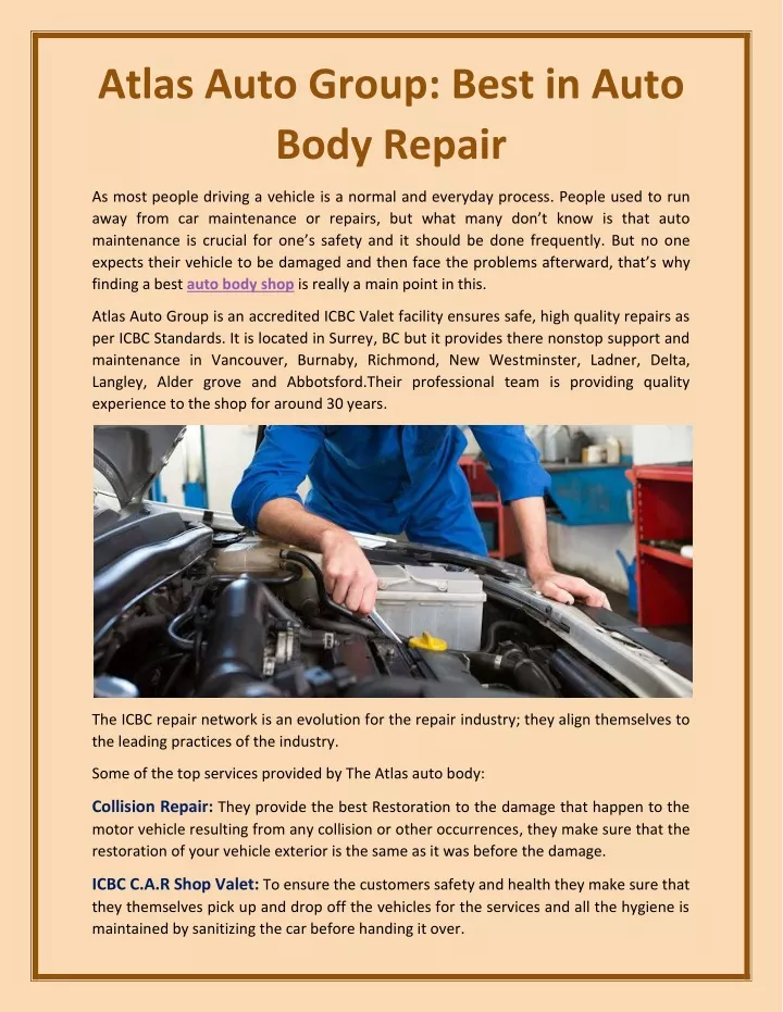 atlas auto group best in auto body repair