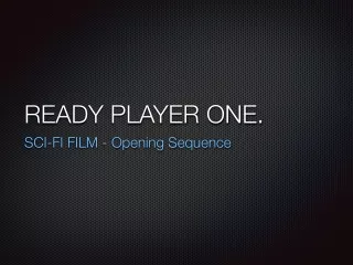 sci fi - ready player one