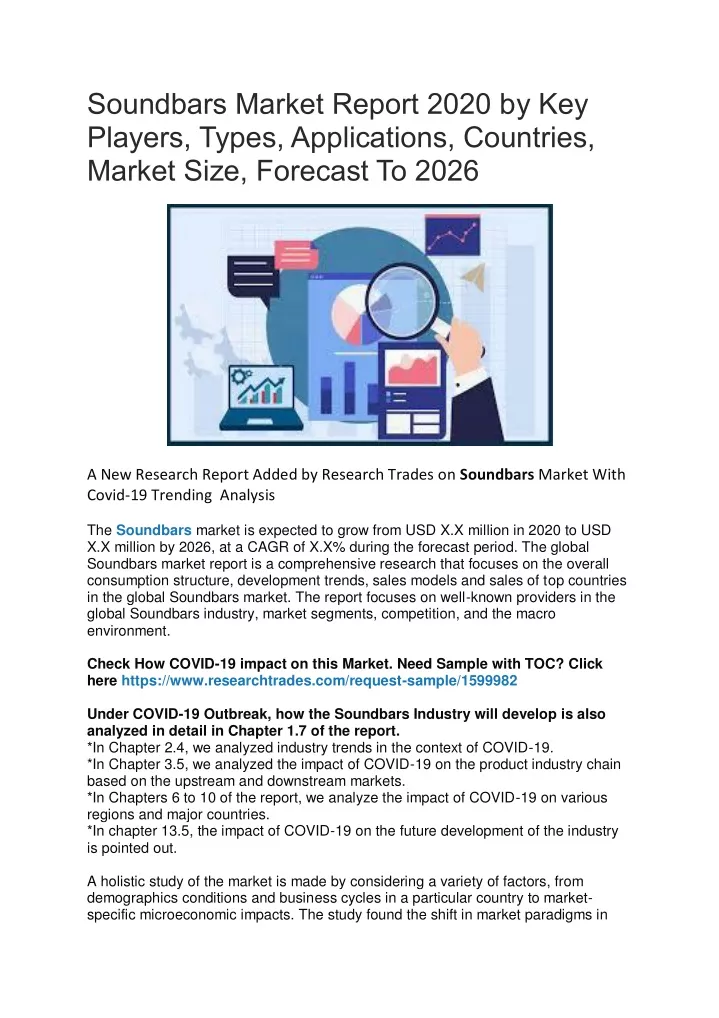 soundbars market report 2020 by key players types