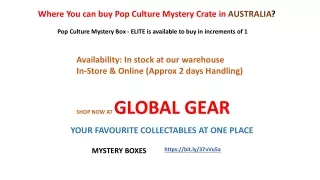 MYSTERY BOXES at GLOBAL GEAR