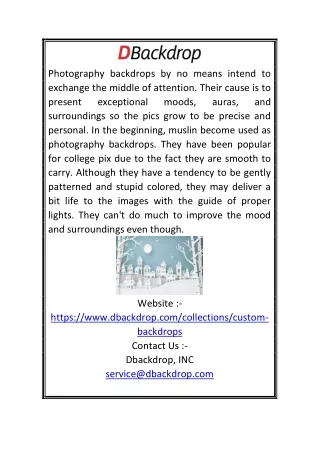 photography backdrops by no means intend