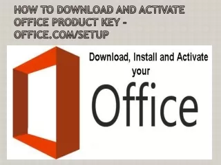 how to download and activate office product key office com setup