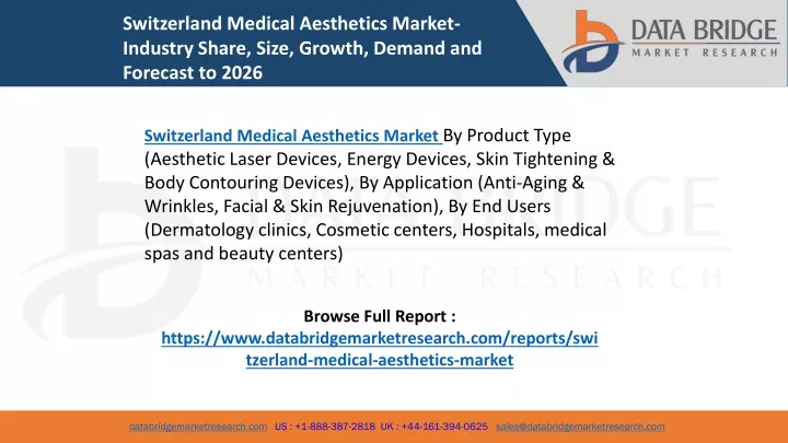 switzerland medical aesthetics market industry