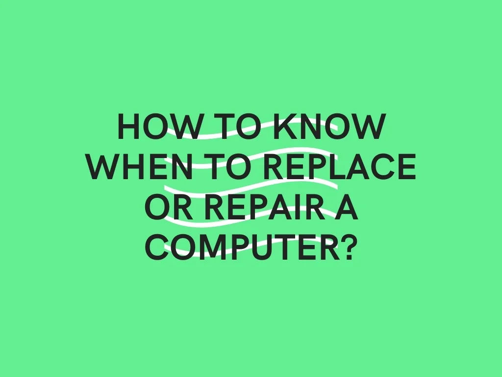 PPT - How to know when to replace or repair a computer? PowerPoint ...