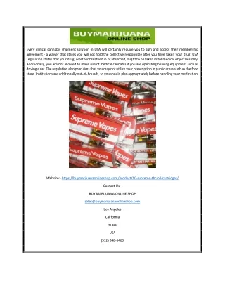 Supreme THC oil cartridges for sale | Buymarijuanaonlineshop.com