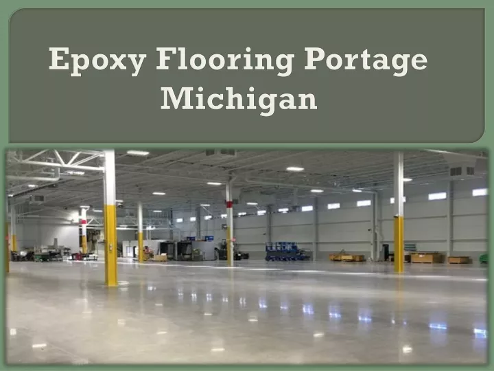 epoxy flooring portage michigan