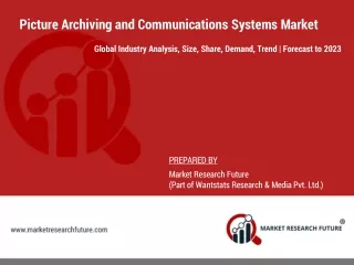 Picture Archiving and Communications Systems Market – 2023, Size, Share, Growth and Demand