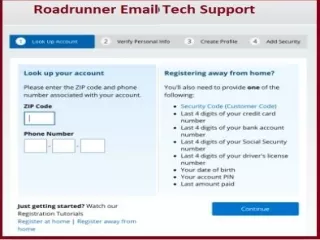 Avail Roadrunner email tech support for all email issue.