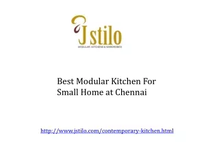 Best Modular Kitchen For Small Home at Chennai