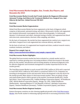 fetal macrosomia market insights size trends