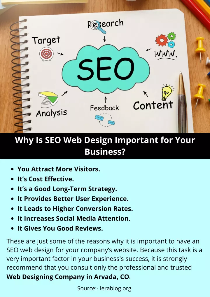 why is seo web design important for your business