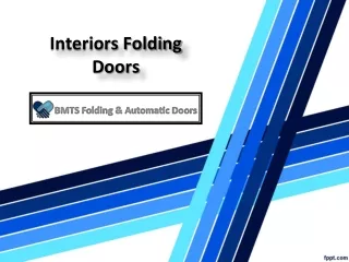 Interiors Folding Doors In UAE, Interiors Folding Doors in Dubai - BMTS Automatic Doors