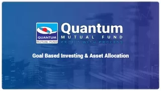 goal based investing asset allocation