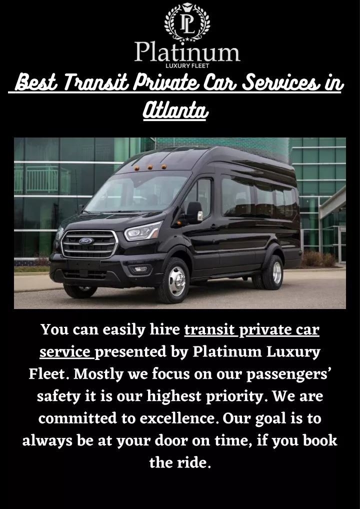 best transit private car services in atlanta