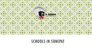schools in sonepat