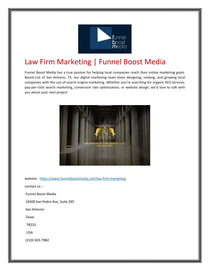 law firm marketing funnel boost media