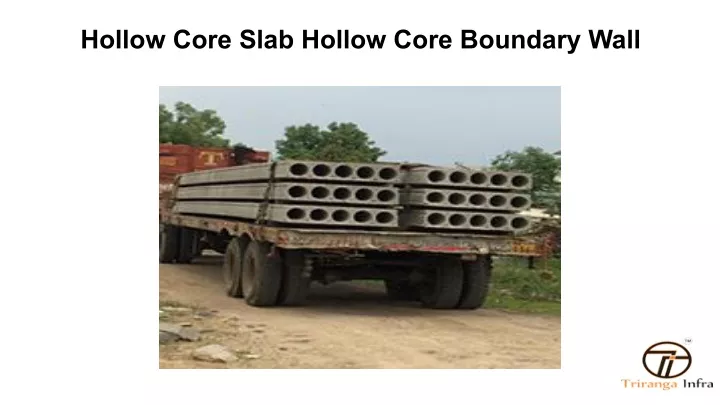 hollow core slab hollow core boundary wall