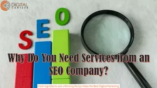 why do you need services from an seo company