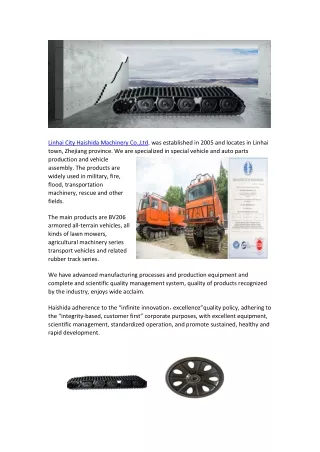 Rubber Tracks Series Manufacturers
