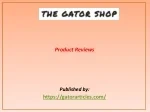 Product Reviews - slide 1