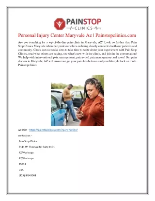 personal injury center maryvale