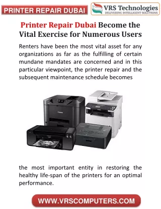 printer repair dubai