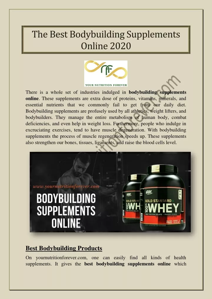 the best bodybuilding supplements online 2020