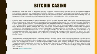 bitcoin casino