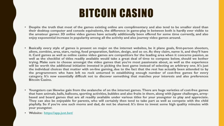 bitcoin casino