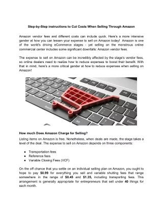 step by step instructions to cut costs when