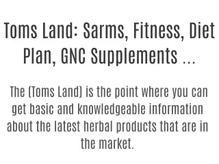 Sarms, Fitness, Diet Plan, GNC Supplements & Reviews ...