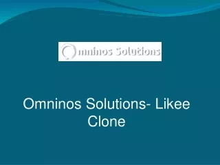 Omninos Solutions- Likee Clone