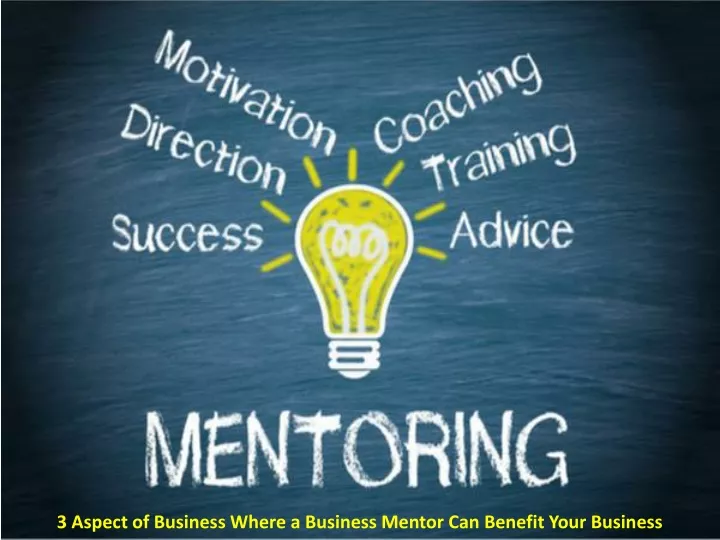 3 aspect of business where a business mentor
