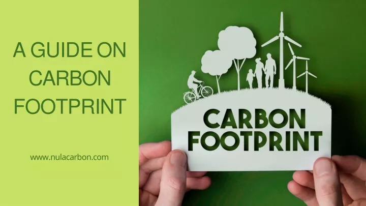 a guide on carbon footprint