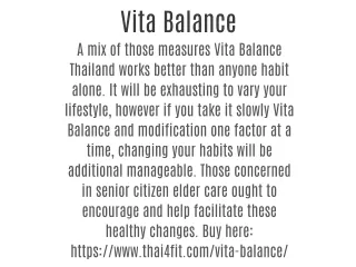 Vita Balance