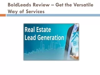 boldleads review get the versatile way of services