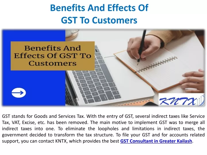 benefits and effects of gst to customers