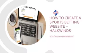 How to create a Sports Betting Website – Halkwinds
