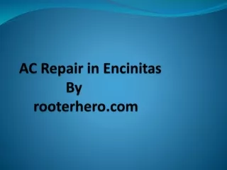 Get Professional AC Repair Services in Encinitas