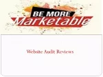 Website Audit Reviews - slide 1