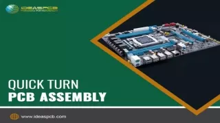 Quick Turn PCB Assembly | Ideas PCB