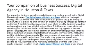 Digital Marketing Companies in Texas