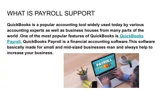 Method QuickBooks Payroll Support