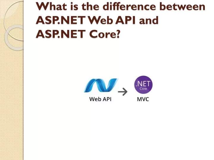 what is the difference between asp net web api and asp net core