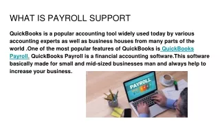 Method QuickBooks Payroll Support